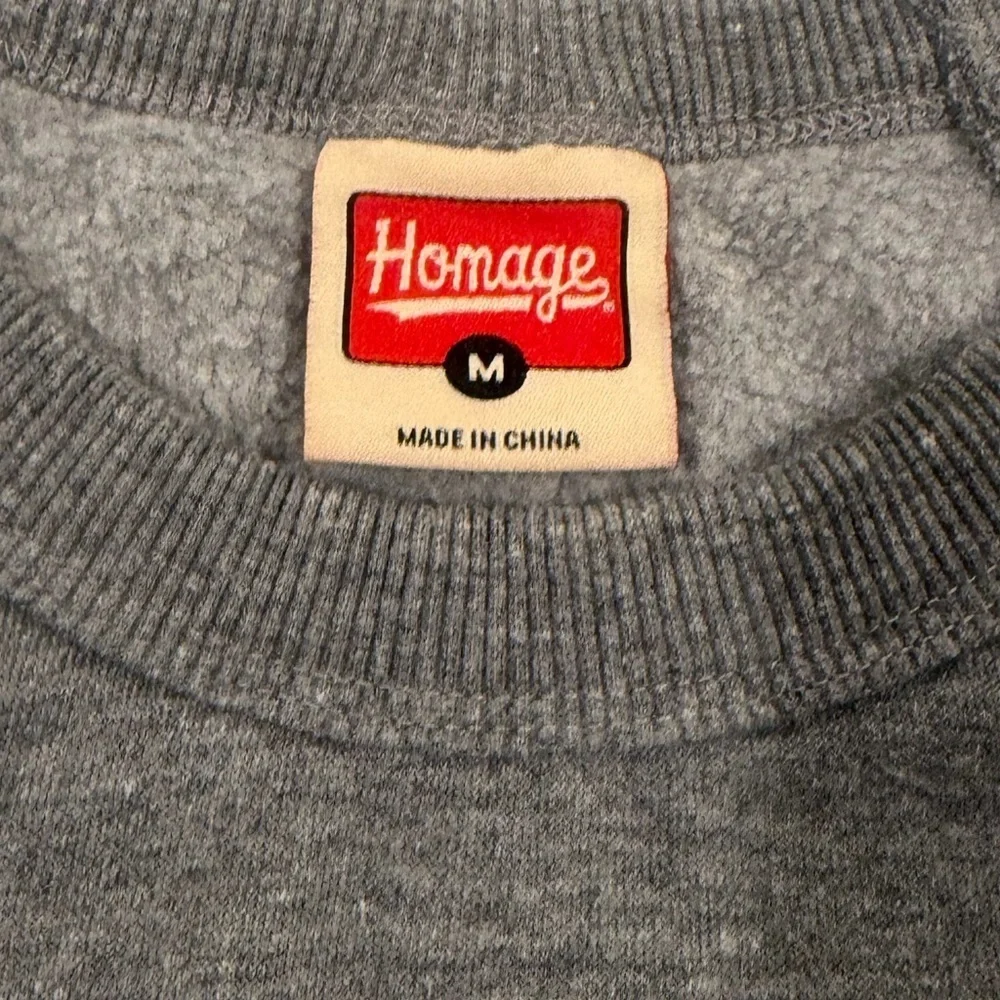 Homage Philadelphia Eagles Crewneck Sweatshirt Gray Size M